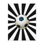 RETRO SOCCER BALL POST CARDS
