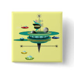 Retro Space Diner Pin