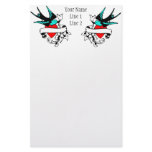 Retro Sparrow Tattoo Binder stationery