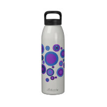Retro Spots Water Bottles