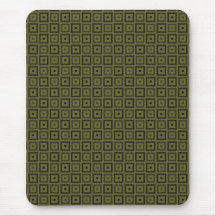 Retro square pattern mousepad