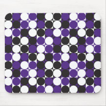 Retro Square Purple Mousepad