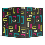 Retro square style binder
