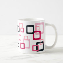 Retro Squares Art Mug