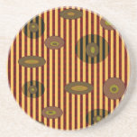 retro squares circles coasters