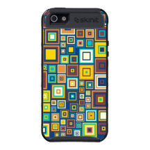 Retro squares iPhone 5 hüllen