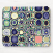Retro Squares Mouse Pad