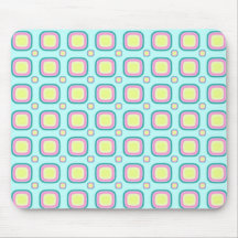 Retro Squares Mouse Pad