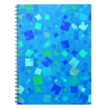Retro squares! spiral note books