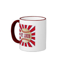 RETRO ST LOUIS BASEBALL COFFEE MUGS