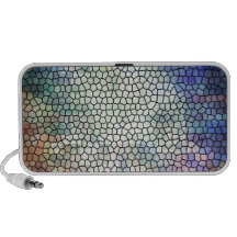 Retro stained glass speaker