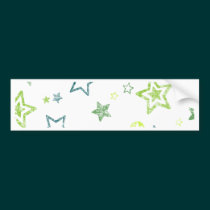 Retro Star bumper stickers