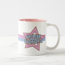 Retro Star German Shepherd Mug