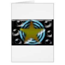 Retro Star Greeting Cards