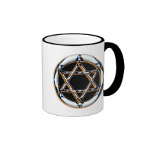 RETRO STAR OF DAVID COFFEE MUGS