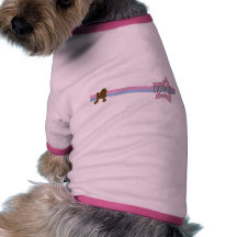 Retro Star Poodle Doggie T-shirt