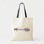 Retro Star Rhodesian Ridgeback Canvas Bags