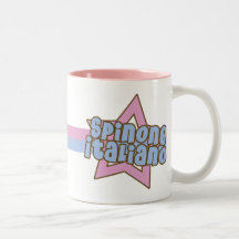 Retro Star Spinone Italiano Coffee Mugs