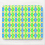Retro Starburst Ovals Mousepad