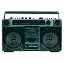 retro stereo photo sculpture