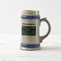 retro stereo stein mugs