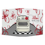 Retro Stove / Modern Red Kitchen Recipe Book