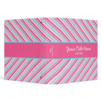 Retro Stripes binder