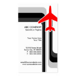 retro stripes travel business card template