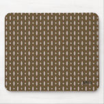Retro Style Beaded Curtain Khaki Mouse Mat