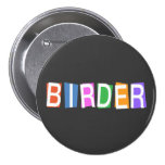Retro-style Birder Buttons