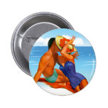 Retro Summer Lovers buttons