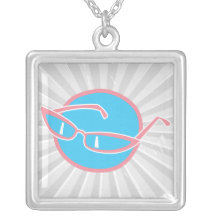 retro sunglasses necklaces