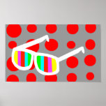 Retro Sunglasses Poster