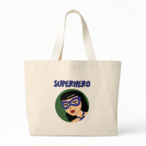 Retro Superhero Tote Bag