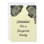 Retro Surprise Party invitations
