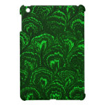 Retro Swirls Emerald Green iPad Mini Case