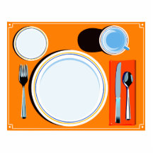 Retro Table Setting Cut Outs