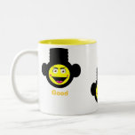 Rétro tasse de café de singe de Haut-Dessus