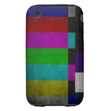 Retro Television Test iPhone 3G/3GS Case iPhone 3 Tough Covers