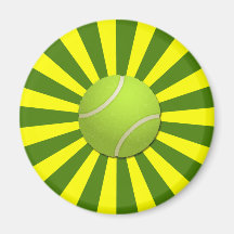 RETRO TENNIS BALL FRIDGE MAGNETS