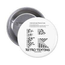 Retro Texting (Internatonal Morse Code) Pins