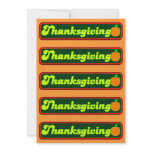 Retro Thanksgiving Invitations