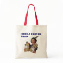 RETRO THE HAPPY COUPON CLIPPER BAGS TOTE BAG