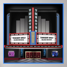 Retro Theatre Poster