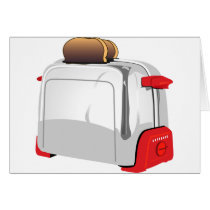 Retro Toaster Greeting Cards