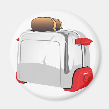 Retro Toaster Magnet