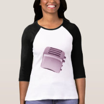Retro Toaster - Pink Tshirt