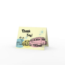 Retro Trailer Thank You Cards