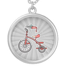 retro tricycle necklaces