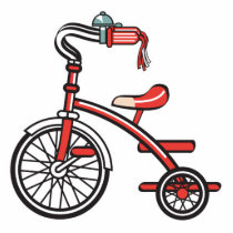 retro tricycle acrylic cut out